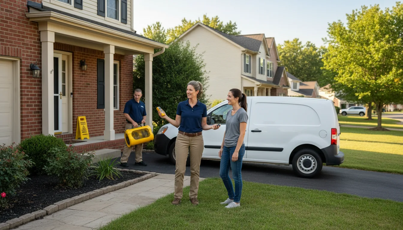 Water restoration image for Dehumidification And Cleanup Services in Gainestown, AL